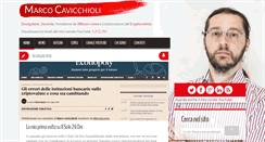 Desktop Screenshot of marcocavicchioli.it