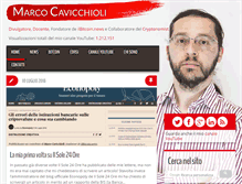 Tablet Screenshot of marcocavicchioli.it